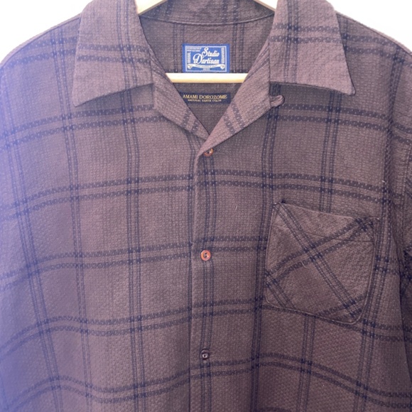 Studio d’Artisan short sleeve jacquard button down - Picture 2 of 6